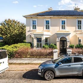 Estate agent Charters says this is a stunning property, offering the perfect balance of space and character