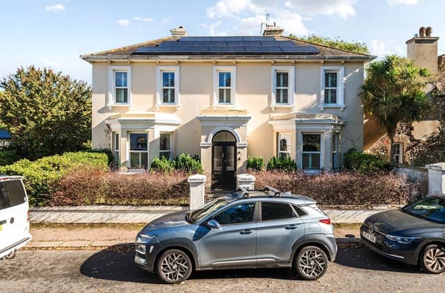Estate agent Charters says this is a stunning property, offering the perfect balance of space and character