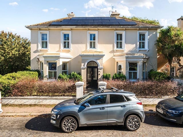 Estate agent Charters says this is a stunning property, offering the perfect balance of space and character