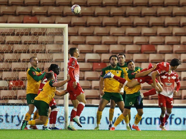 The best of the action from the pitch and the stands from Horsham's 3-3 draw at Barnsley in the FA Cup first round