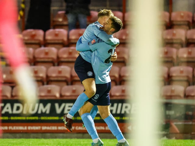 Action from Eastbourne Borough's superb 2-0 National League South win away to leaders Ebbsfleet