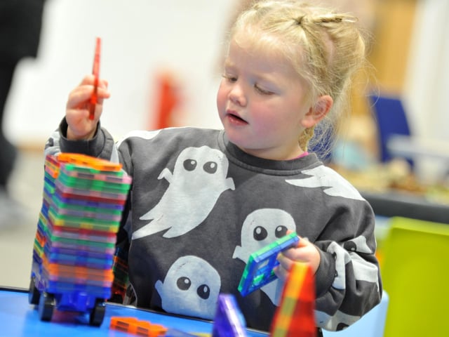 Families of children with SEND (special education needs and disabilities) took part in the half term Family Fun Sessions at The King’s Church pn Monday 26th November. HR26102601 Pic Hollie Robards/Iconic Media Group