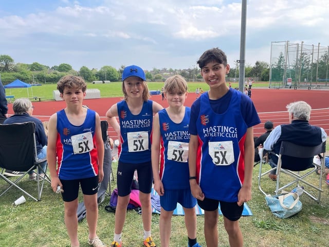 U15 Boys 100m Relay team