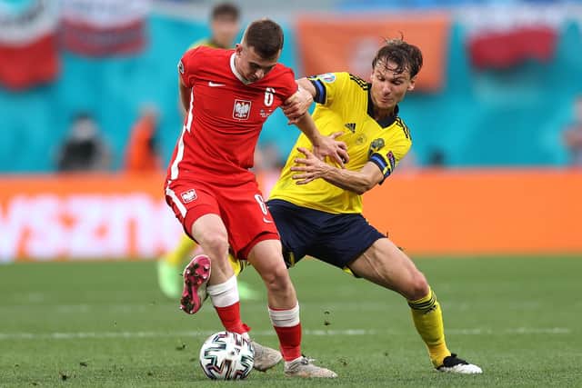 Brighton & Hove Albion’s Michał Karbownik and Kacper Kozłowski [pictured] have missed out on the 26-man Poland squad for the upcoming FIFA World Cup in Qatar. Picture by Lars Baron/Getty Images