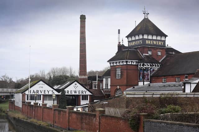 Harvey's Brewery in Lewes. Picture from Staff