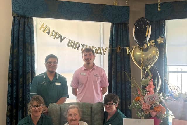 Marie reaches 100