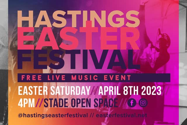 Free live music festival at Stade in Hastings Old Town on Saturday April 8