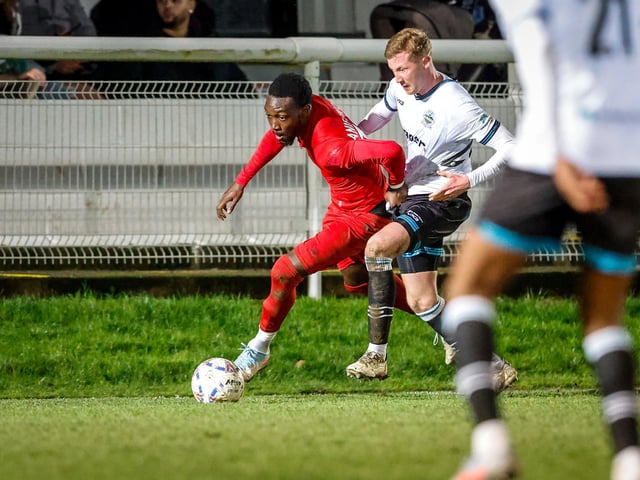 Action from Eastbourne Borough's brilliant 5-2 win away at Dover Athletic in the National League South