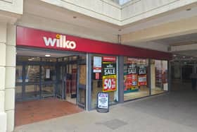 The Wilko store in The Guildbourne Centre, Worthing will remain open for the time being but faces closure in the coming months, with an 'everything must go' sale ongoing. Photo: Eddie Mitchell