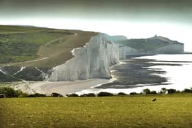 Seven Sisters cliff taken from South Hill Barn, Seaford. Picture from Sussex World