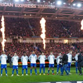 Brighton players before their final Europa League group game against Marseille at the American Express Stadium. Picture: Eva Gilbert