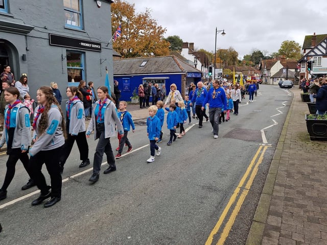 The Storrington Remembrance Parade on Sunday, November 12