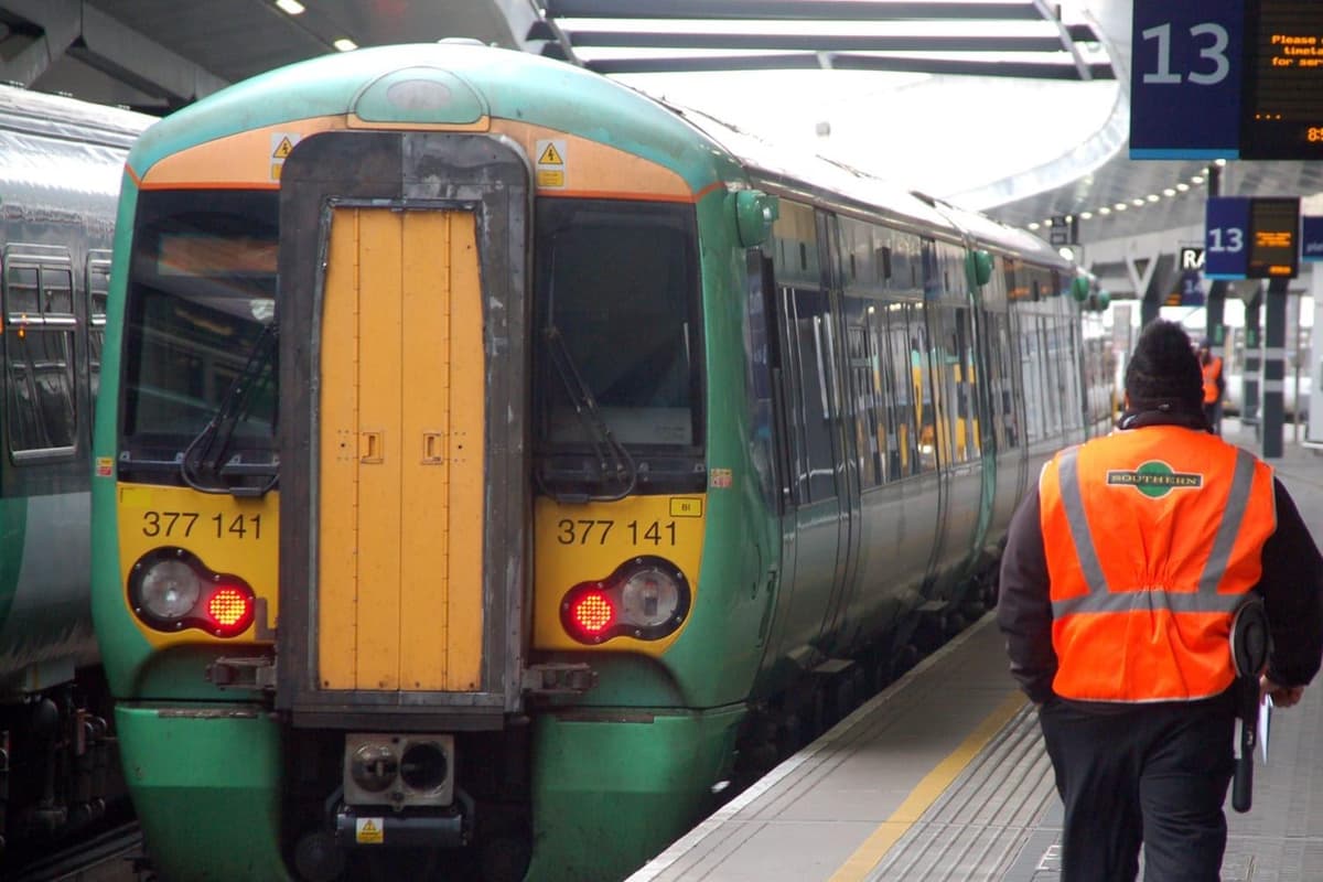 3 Line Rail Landslip between Three Bridges and Gatwick Airport blocks northbound ...