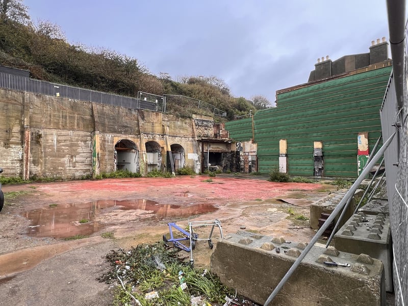 The site of the former amusement arcade in George Street, Hastings. Picture taken on October 27, 2026