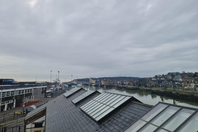 Top floor views of the building towards the sea. Photo: Lewes District Council