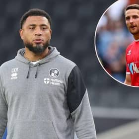 Crawley Town boss Colin Kazim-Richards and, inset, Conor Washington | Pictures: Getty Images