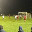 There was a decent-sized crowd at the Polegrove to see Bexhill United take on Worthing Utd | Pic by Geoff Martin