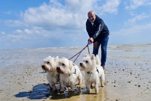 The third Littlehampton Westie Walk took place on Saturday, April 15, 2023, and the town welcomed 50 Westies to a beach walk at low tide - a huge success!