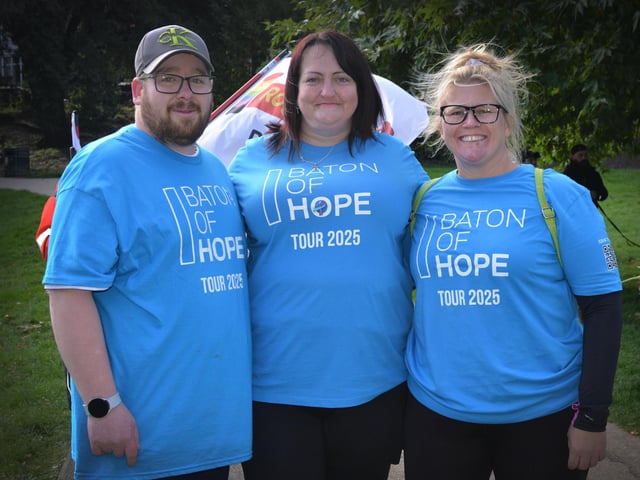 Baton of Hope in Hastings on September 23. Photo taken in Alexandra Park.