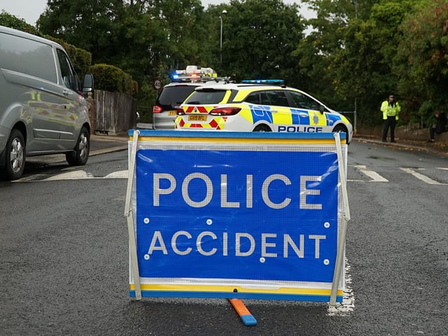 Collision on the A21 Sedlescombe Road North, Hastings (photo by Dan Jessup)
