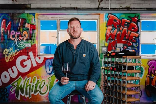 A Sussex company has unveiled a new, sustainable way for people to sample new wines by the glass. Pictured: Founder Luke Mould