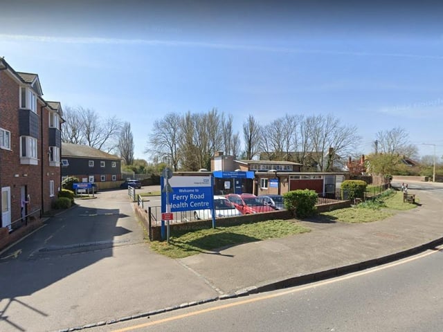 Ferry Road Health Centre in Ferry Road, Rye was recorded as having 3,945 patients and the full-time equivalent of 1.8 GPs, meaning it has 2,156 patients per GP.