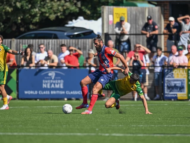 Horsham FC earned a well-deserved point against National League South leaders Dagenham & Redbridge at the Fusion Aviation Community Stadium on Saturday