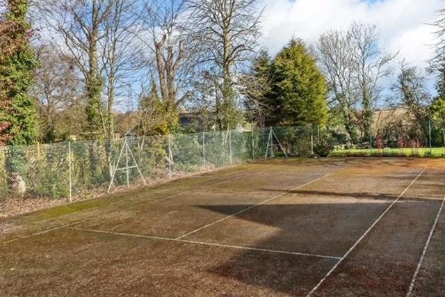 The tennis court