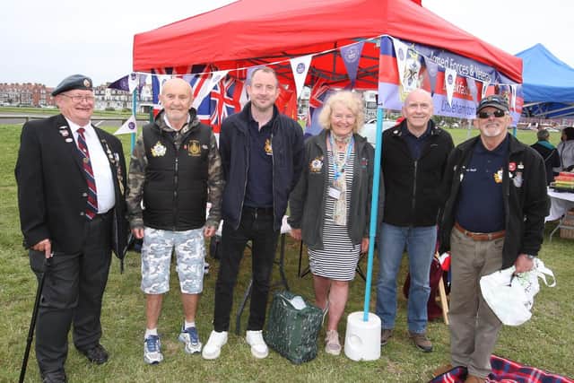 Littlehampton Armed Forces and Veterans Breakfast Club at the Jubilee Picnic. Photo by Derek Martin Photography and Art DM22060397a