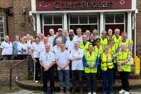 A team of almost 50 volunteers were involved in the event, which attracted more than 1,200 men