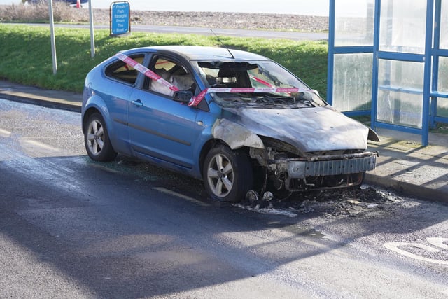West Sussex Fire & Rescue Service said they were called to a car fire in Brighton Road, Worthing, on Thursday, February 15, at 10.06pm