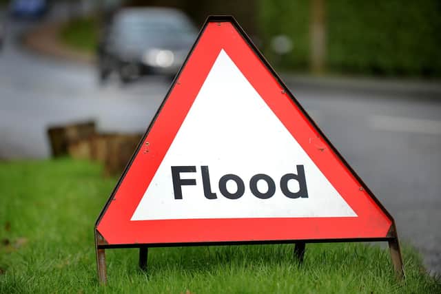 A number of roads are closed this morning due to flooding