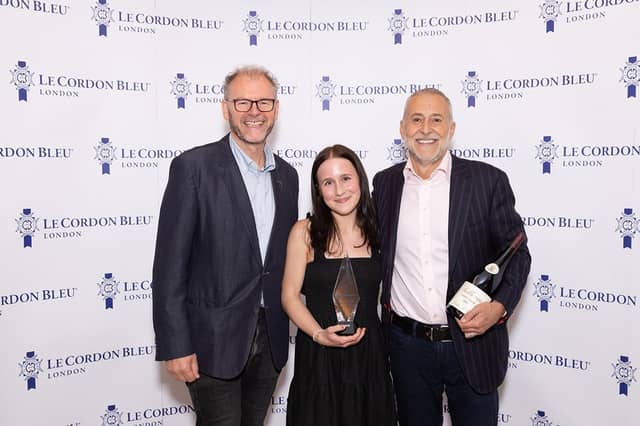 18-year-old Caoimhe O’Neill-McGuinness from Eastbourne was crowned the winner of Le Cordon Bleu London's 2024 Scholarship competition at an awards ceremony and dinner held at CORD Restaurant in London on Monday, September 16.