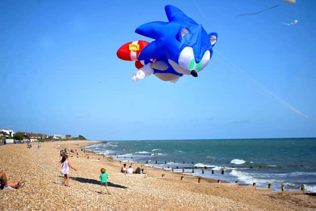 Sonic the hedgehog joins the fun Pic S Robards SR2208204