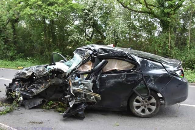 Marcus Phillips was driving southbound on the A2037 between the village and Small Dole in early hours of May 29, 2021. A black Vauxhall collided into a tree.