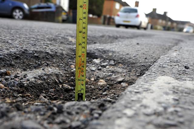 Potholes are always a common complaint of motorists