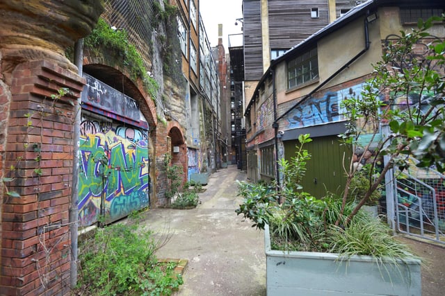 The Alley Gardens area outside the newly-refurbished Observer Building.