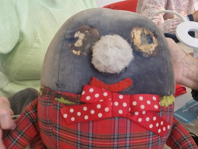 The 1960s Humpty Dumpty before repairs