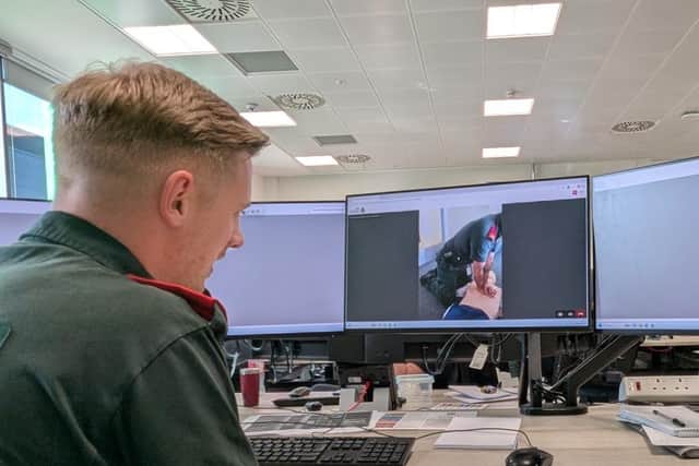 The initial four-week pilot will enable specialist critical care paramedics to send a secure video link to callers during a suspected cardiac arrest, allowing clinicians to gain a real-time view of the scene while the emergency is unfolding. Picture courtesy of South East Coast Ambulance Service
