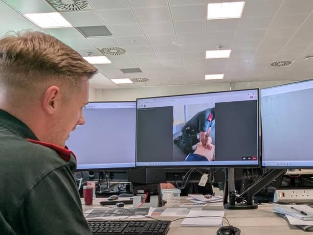 The initial four-week pilot will enable specialist critical care paramedics to send a secure video link to callers during a suspected cardiac arrest, allowing clinicians to gain a real-time view of the scene while the emergency is unfolding. Picture courtesy of South East Coast Ambulance Service