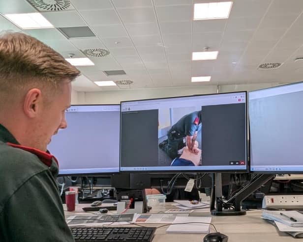 The initial four-week pilot will enable specialist critical care paramedics to send a secure video link to callers during a suspected cardiac arrest, allowing clinicians to gain a real-time view of the scene while the emergency is unfolding. Picture courtesy of South East Coast Ambulance Service
