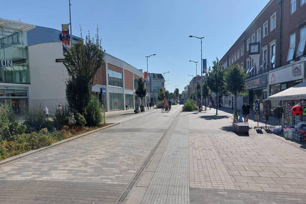 Terminus Road, where the market is usually held