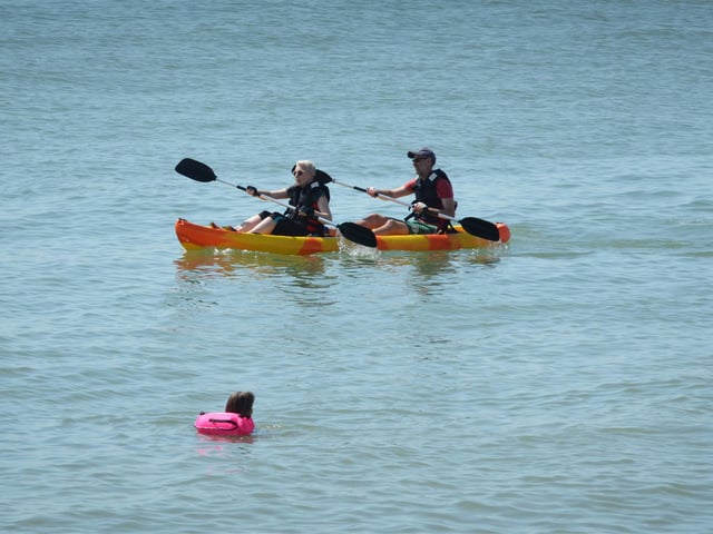St Leonards seafront pictured during the heatwave on Saturday, August 13