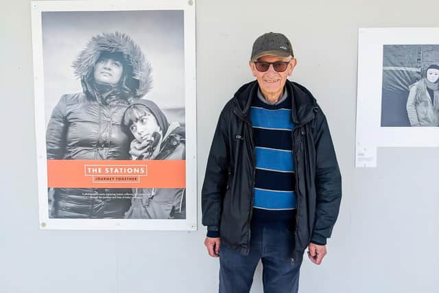 Resident Rod Thick pictured with the exhibition