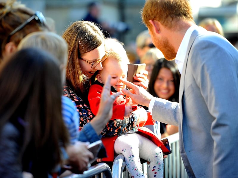 Harry and Meghan, Duke and Duchess of Sussex visit Chichester. Pic Steve Robards SR1825266