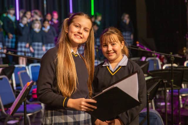 Nastya Lyskova (left) and Sofia Drobysh are new pupils at Burgess Hill Girls Prep School