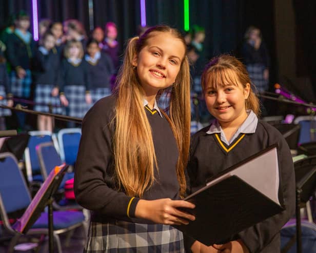 Nastya Lyskova (left) and Sofia Drobysh are new pupils at Burgess Hill Girls Prep School