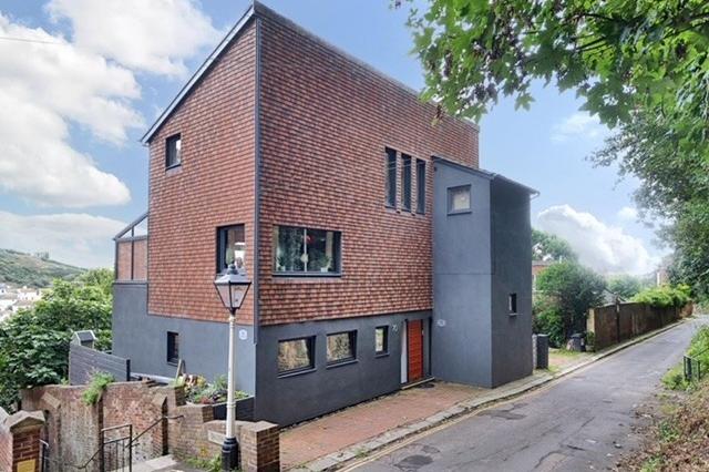 The contemporary property is situated in Croft Road