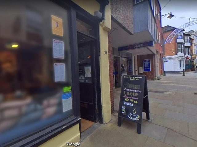 10 Middle St, Horsham RH12 1NW. 4.4 stars on Google Reviews. One reviewer said: "Great selection of teas, coffees, home cooked food and home made cakes". Another reviewer said: "A very brilliant coffee shop with great quality food and the lovely decor". Photo from Google Maps.