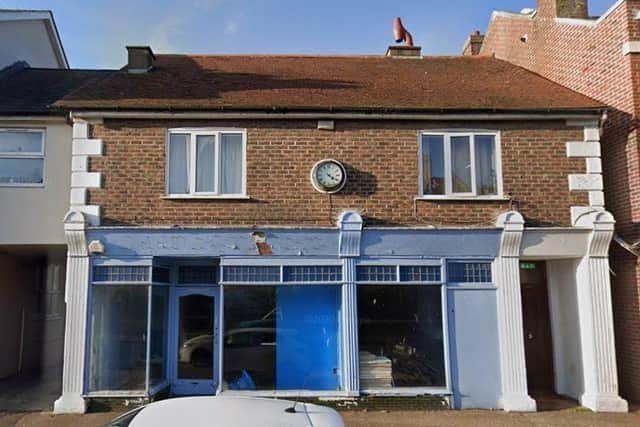 Arun objected to plans for a three bedroom flat at the back of this premises in Aldwick Road, Bognor Regis. Photo: Google Streetview